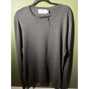 NWT "American Tall" Sweater LT Heather Gray Viscose Blend
